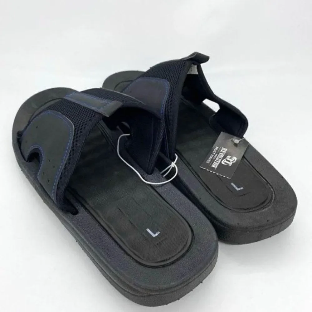 Men’s Revolution Slides Sandals Size Small 8-9 New